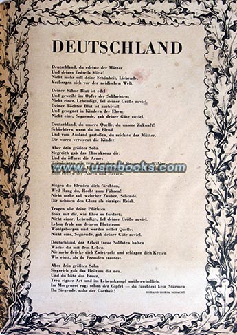 patriotic Nazi poem