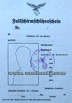 Fallschirmjaegerschuetzenschein
