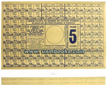 Third Reich food coupons