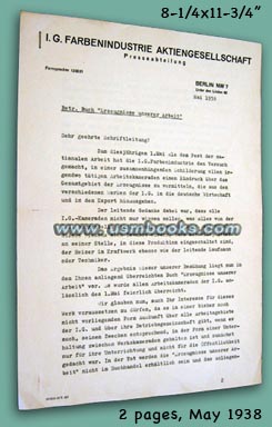 IG Farbenindustrie  Aktiengesellschaft