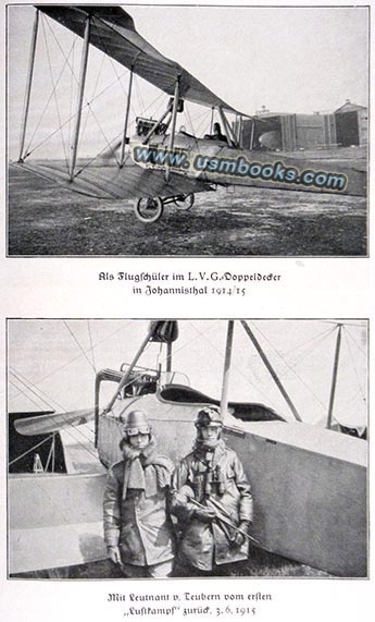 early WW1 German aviation photos