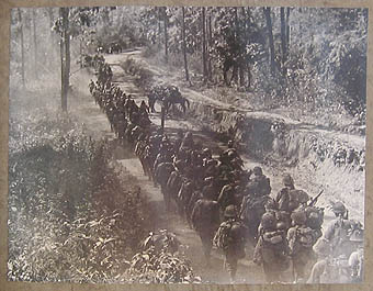 Japanese troops