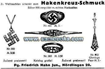 Nazi swastika jewelry