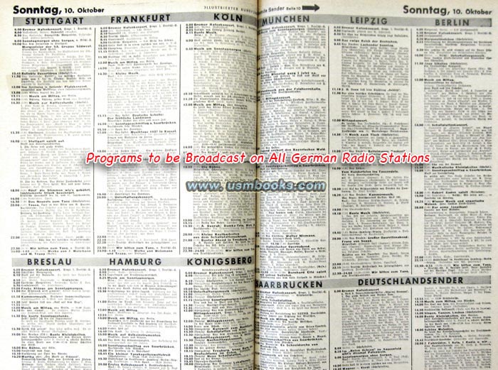 TV and radio programming in Nazi Germany
