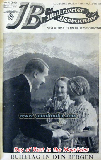 Hitler at the Berghof, Berchtesgaden