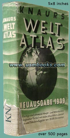 Knaurs Weltatlas or Knaurs World Atlas