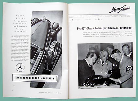 Hitler, Porsche, Ley, Werlin