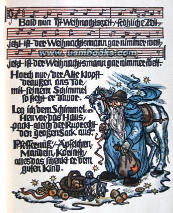 Beautifully illustrated 1944 Nazi Christmas book