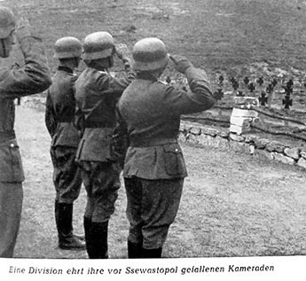Nazi soldier cemetery Sevastopol