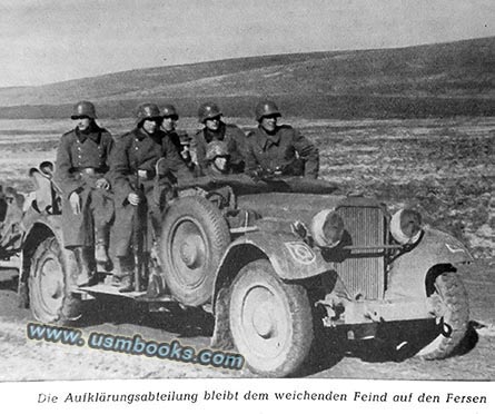 Nazi reconnaissance troops Crimea