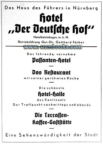 das Haus des Fuehrers, Hitler Hotel Nuremberg