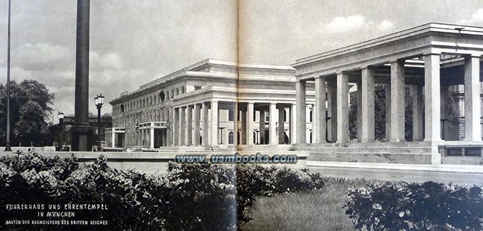 Muenchen baut auf Nazi Honor Temples Munich, Hitler Office