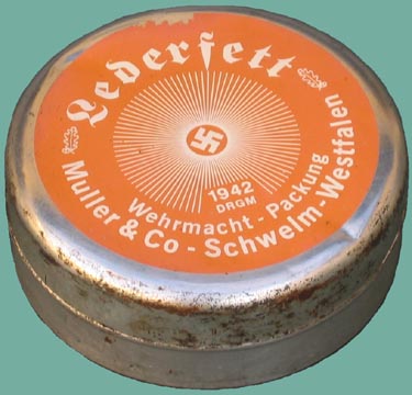 Lederfett Wehrmacht Packung 1942