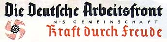 DAF NS-Gemeinschaft Kraft durch Freude