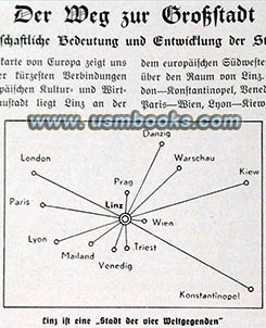 Linz an der Donau, die Patenstadt des Führers