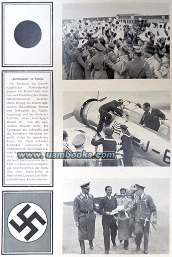 Japanese aviators at Tempelhof in Berlin