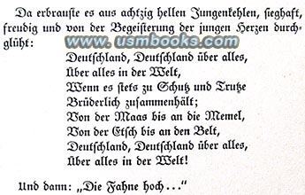 Deutschland, Deutschland über alles, Die Fahne hoch,