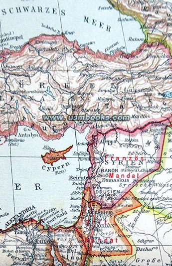 1941 British and French mandates in the Middle East