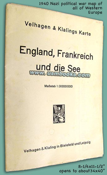 England, Frankreich und die See Karte 1940