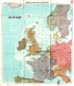 England, Frankreich und die See Velhagen & Klasing Karte 1940