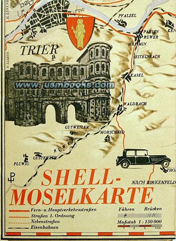 Professor Werner Peiner designed 1935 Shell map