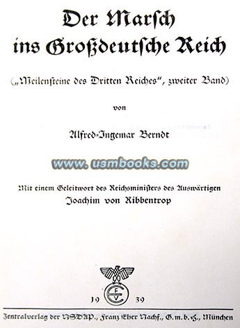 The March towards the Greater German Reich - Milestones of the Third Reich