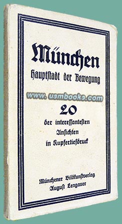 Munich Capital of the Nazi Movement souvenir postcards