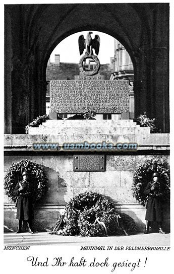 Nazi Putsch monument, Feldherrnhalle Munchen