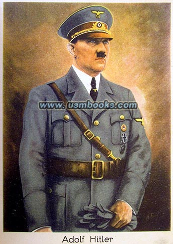 Adolf Hitler color illustration