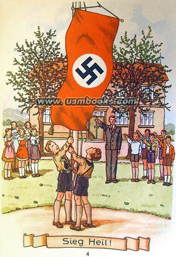 Hakenkreuzfahne, Sieg Heil!