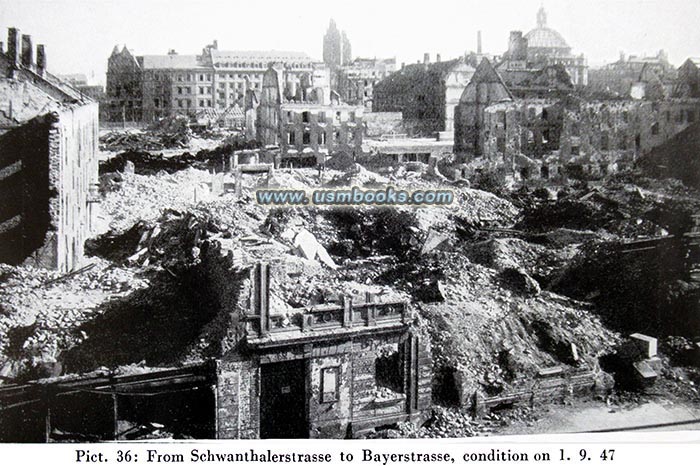 1945 Munich in rubble
