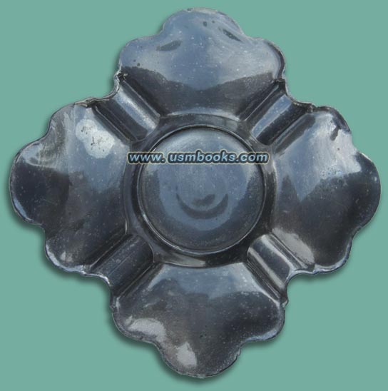 pewter souvenir ashtray from the City of Reichs Party Days - Nürnberg