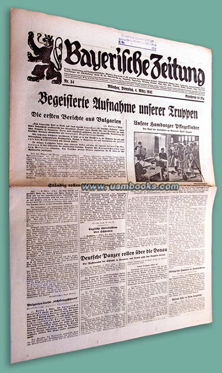 Bayerische Zeitung, 4 March 1941