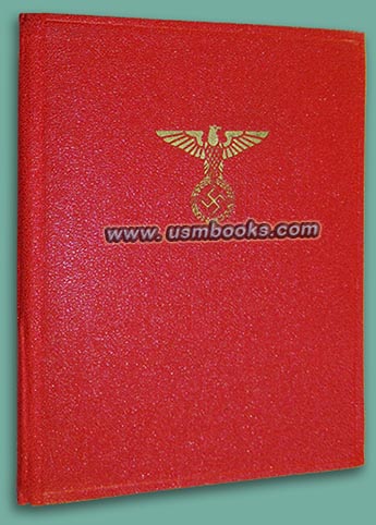 Nazi Party membership ID WITH EAGLE AND SWASTIKA COVER