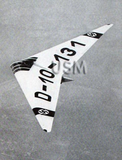 Nazi sail plane Horten II in flight