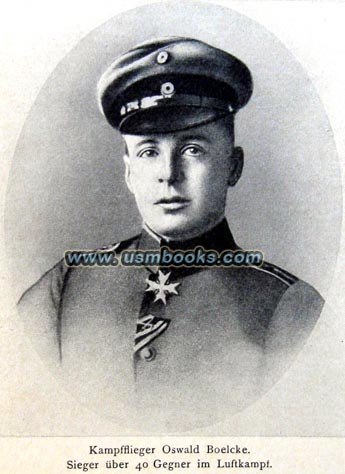 WW1 German aviator Oswald Boelcke
