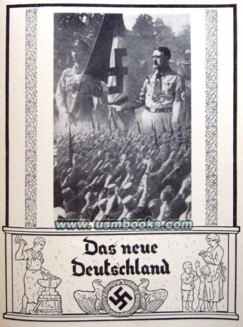 The New Nazi Germany, Hitler mit Blutfahne