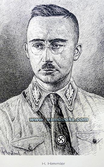 Heinrich Himmler portrait by Franz Rowland