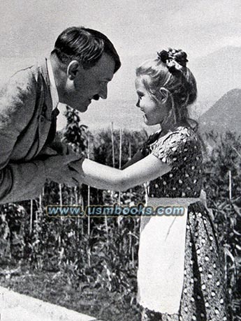 Hitler with Aryan girl