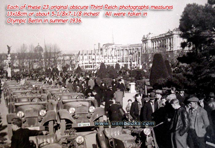 SS command cars, SS license plates in Berlin