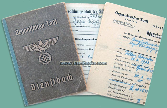 Third Reich Organisation Todt grouping