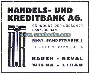 Dresdner Bank in Nazi Riga