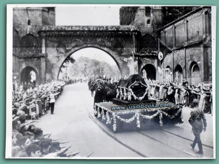 Nazi funeral procession of Albanus Schachleitner