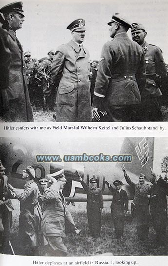 Field Marshal Keitel, Julius Schaub, Russian East Front