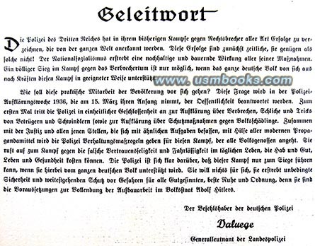 Commander of the German Police, Kurt Daluege