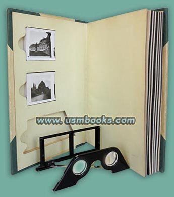 Nazi stereo photo book DEUTSCHE GAUE