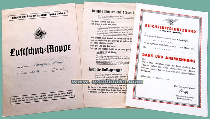 RLB, Reichsluftschutzbund, Luftschutz-Mappe