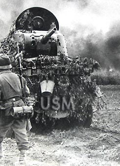 Wehrmacht tank in Russia