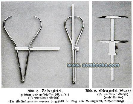 Nazi skull measuring tools