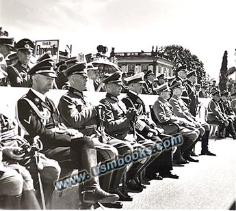 Reichsfhrer-SS Heinrich Himmler, Generaloberst Wilhelm Keitel, Generaloberst Walther von Brauchitsch, Grand Admiral Erich Raeder